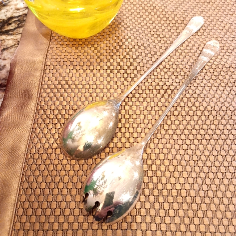 Vintage 🌹E.P.N.S. SHEFFIELD. ENGLAND Silver Utensils - Picture 7 of 11